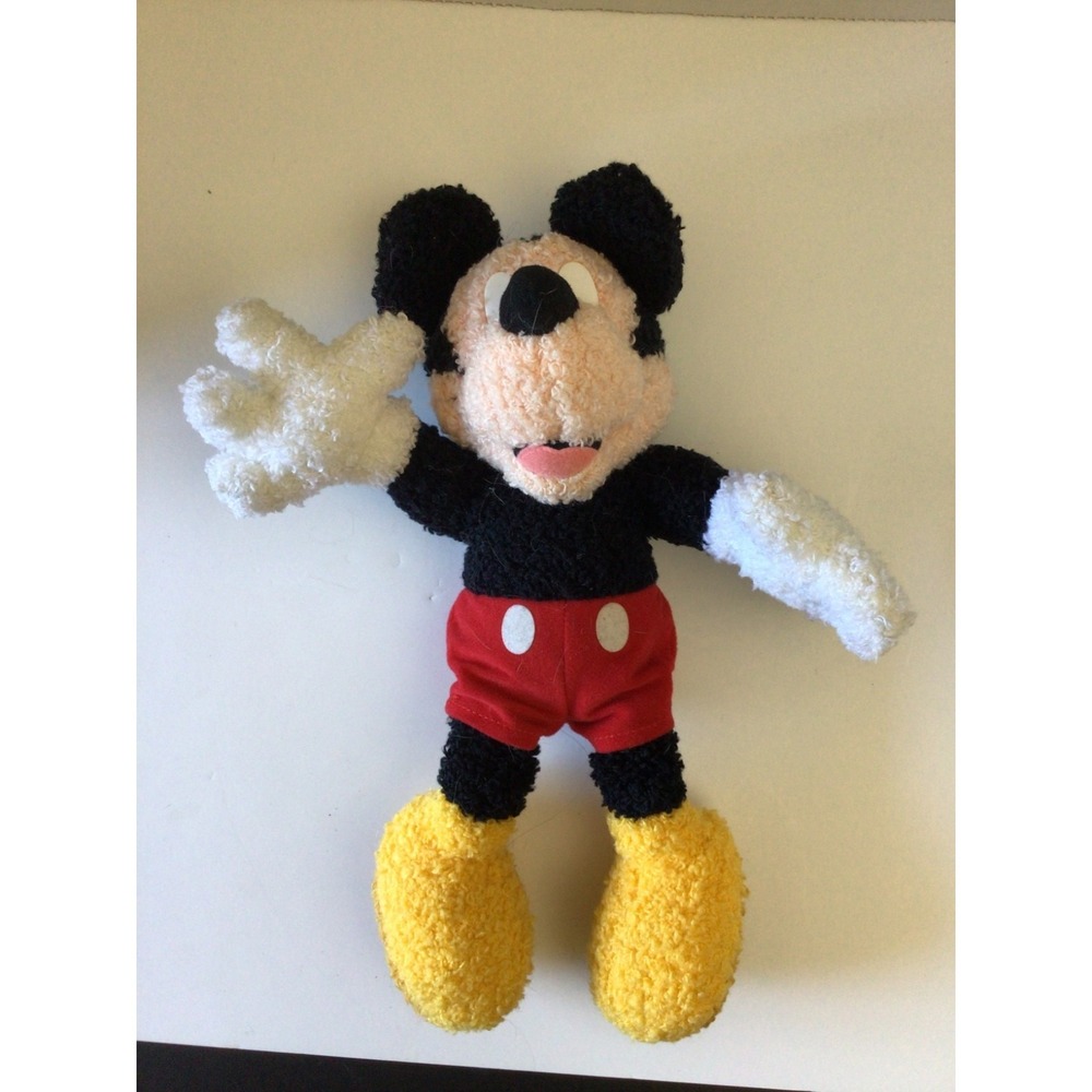 Disney‎ Mickey Mouse Mattel Fisher Price Disney Plush Jointed 1999 vintage